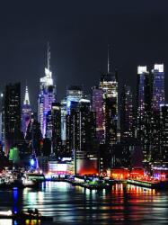 Consalnet New York éjjel poszter, fotótapéta (184 x 254 cm) (C1-1309V4A)