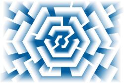 Consalnet Labirintus poszter, fotótapéta, Vlies (208 x 146 cm) (C1-2453VEXL)