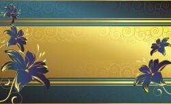 Consalnet Virág minta poszter, fotótapéta, Vlies (416 x 254 cm) (C1-2084VEXXXL)