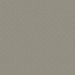 Galerie Szürkés barna-ezüst legyező mintás tapéta (Boutique F-AF7003) (F-AF7003)