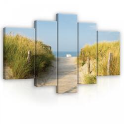 Consalnet Vászonkép, 5 darabos, Út a tengerhez 170x100 cm méretben (C5-11844S4A)