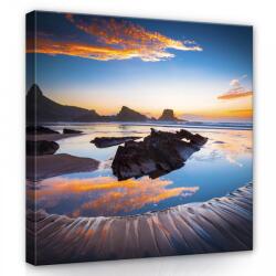 Consalnet Tengerparti öböl, vászonkép, 80x80 cm méretben (C5-12634O2)