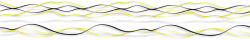 Dimex YELLOW WAVES öntapadós konyhai poszter, 350x60 cm (KI-350-100)