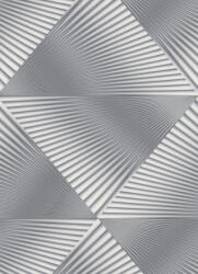 Erismann Szürke csíkos háromszög mintás tapéta (Spotlight 10404-10) (10404-10)