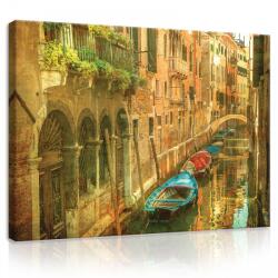 Consalnet Vászonkép, Velencei utcakép 80x60 cm méretben (C5-20368O6)