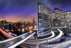 Consalnet Párizs éjszaka poszter, fotótapéta, Vlies (208 x 146 cm) (C1-161VEXL)