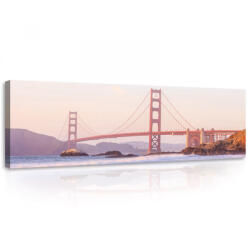 Consalnet Golden Gate híd, vászonkép, 145x45 cm méretben (C5-10895O3)
