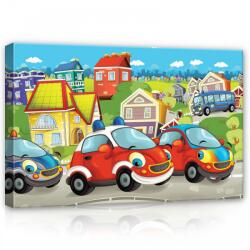 Consalnet Kis autók, vászonkép, 60x40 cm méretben (C5-12536O4)