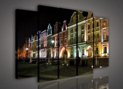 Consalnet Vászonkép, 5 darabos Város éjszaka 150x100 cm méretben (C5-971S12)