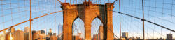 Dimex BROOKLYN BRIDGE PANORAMA öntapadós konyhai poszter, 260x60 cm (KI-260-116)