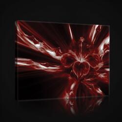 Consalnet Vászonkép, Vörös virág, 100x75 cm méretben (C5-2556O1)