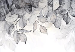 Consalnet Lelógó rajzolt levelek poszter, fotótapéta, Vlies (150 x 105 cm) (C1-15639VX3)