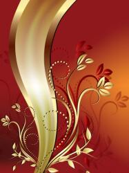 Consalnet Virág minta poszter, fotótapéta, Vlies (206x275 cm, álló) (C1-2136VEA)