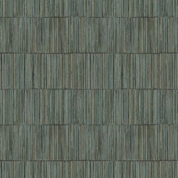 Galerie Türkiz-barna-arany sávos bambusz mintás tapéta (Boutique SP-JA3004) (SP-JA3004)