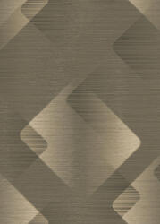 Erismann Csillámos geometriai mintás tapéta szürkésbarna-arany (Elysium 10479-15) (10479-15)