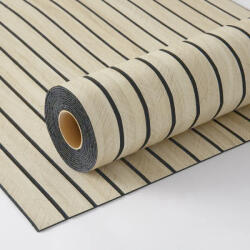 DMS Öntapadós PVC panel, 280 x 60 cm, Világos barna lambéria minta (PSDR-0013)