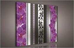 Consalnet Orchidea minta, 3 darabos vászonkép, 90x80 cm méretben (C5-822S6)