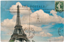 Dimex Vlies Fotótapéta - Antique French Postcard - 375x250 cm (MS-5-2080)