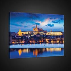 Consalnet Vászonkép, Prága este, 100x75 cm méretben (C5-2264O1)