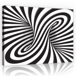 Consalnet Csíkos 3D, vászonkép, 60x40 cm méretben (C5-10204O4)