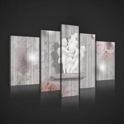 Consalnet Vászonkép, 5 darabos, Angyalok 170x100 cm méretben (C5-2418S4A)