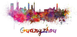 Dimex Vlies Fotótapéta - Guangzhou Skyline - 375x250 cm (MS-5-1512)