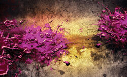 Consalnet Egy csöpp lila poszter, fotótapéta, Vlies (368 x 254 cm) (C1-1376V8)