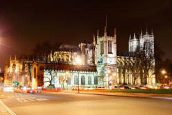 Dimex Vlies Fotótapéta - Westminster Abbey at night - 375x250 cm (MS-5-1068)