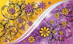 Consalnet Virág minta poszter, fotótapéta Vlies (152, 5 x 104 cm) (C1-1269VEL)