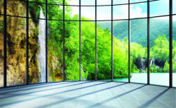 Consalnet Mennyei vízesés poszter, fotótapéta, Vlies (104 x 70, 5 cm) (C1-1511VEM)