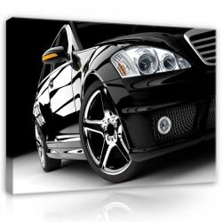 Consalnet Vászonkép, Fekete autó, 60x40 cm méretben (C5-213O4)