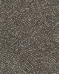 Grandeco Barna hullám levél mintás tapéta (Tempo A62104) (A62104)