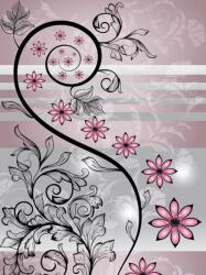 Consalnet Virág minta poszter, fotótapéta, Vlies (206x275 cm, álló) (C1-1248VEA)