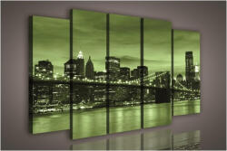 Consalnet Vászonkép, 5 darabos Városkép 150x100 cm méretben (C5-1118S12)