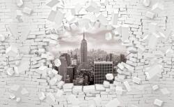 Consalnet Kilátás New York-ra poszter, fotótapéta, Vlies (104 x 70, 5 cm) (C1-2721VEM)