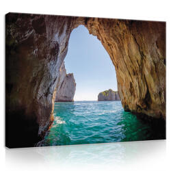 Consalnet Vászonkép, Tenger a sziklák között 80x60 cm méretben (C5-20049O6)