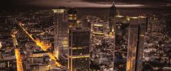 Consalnet View City Aerial of Frankfurt poszter, fotótapéta 327VEP /250x104 cm/ (327-VEP)