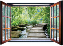 Consalnet Ablakból a kilátás vlies poszter, fotótapéta 2077VEZ4 /201x145 cm/ (2077-VEZ4)