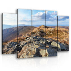 Consalnet Vászonkép, 5 darabos Dombvidék 150x100 cm méretben (C5-10510S12)