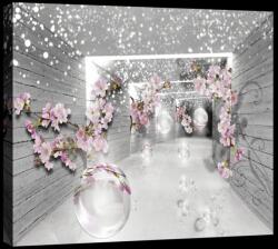 Consalnet Alagút virágokkal, vászonkép, 60x40 cm méretben (C5-20176O4)