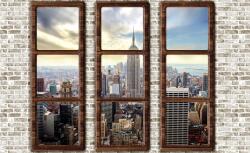 Consalnet Kilátás New York-ra poszter, fotótapéta (208 x 146 cm) (C1-2832VEXL)