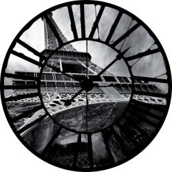 Consalnet Eiffel Torony az óra mögött vlies poszter, fotótapéta 10215VEZ1 /208x208 cm/ (10215-VEZ1)