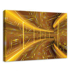 Consalnet Sárga alagút, vászonkép, 60x40 cm méretben (C5-10082O4)