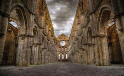 Consalnet Saint Galgano apátság poszter, fotótapéta (254 x 184 cm) (C1-10516V4)
