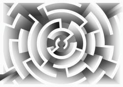 Consalnet Labirintus poszter, fotótapéta Vlies (254 x 184 cm) (C1-2452V4)