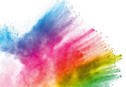 Dimex Vlies Fotótapéta - Colorful powder explosion - 375x250 cm (MS-5-2551)