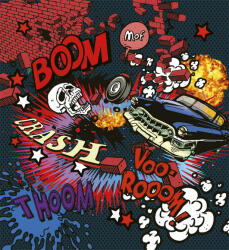 Dimex CAR CRASH fotótapéta, poszter, vlies alapanyag, 225x250 cm (MS-3-0320)