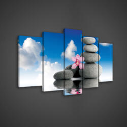 Consalnet Vászonkép 5 darabos, Zen 100x60 cm méretben (C5-893S17)