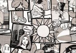 Vénilia Décor Gekkofix COMIC öntapadós tapéta 90 cm x 15 m (11944)