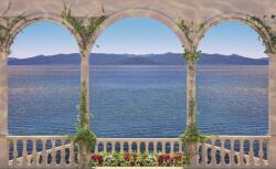 Consalnet Tájkép a teraszról poszter, fotótapéta Vlies (152, 5 x 104 cm) (C1-1030VEL)